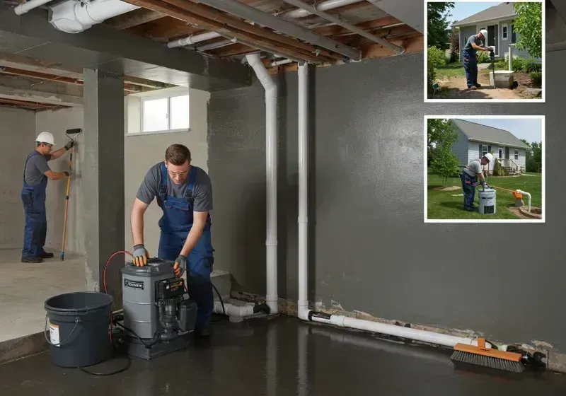 Basement Waterproofing and Flood Prevention process in Double Springs, AL